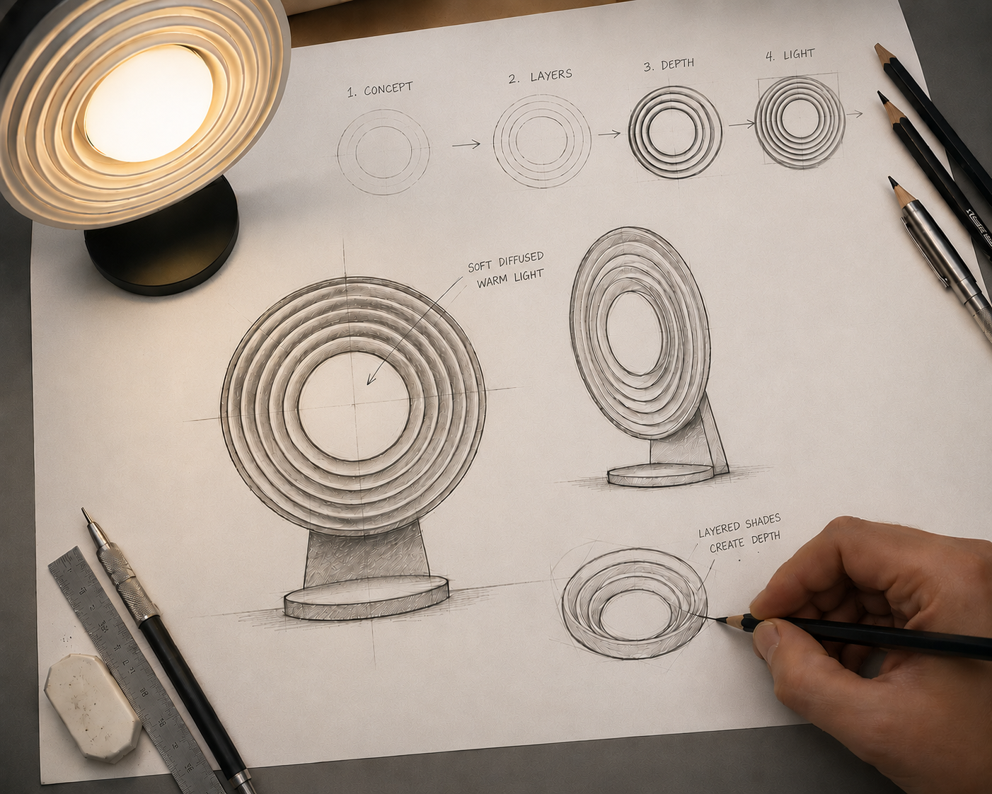 Kalaa Haus design sketch process